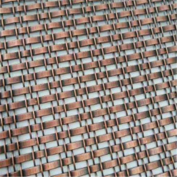 Os painéis decorativos tecidos de aço lisos da grade do metal dividem Max Width 6m