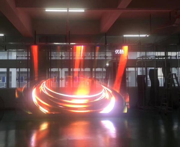 P7.81 Full Color HD Transparent LED Screen Indoor For Advertising Module Design