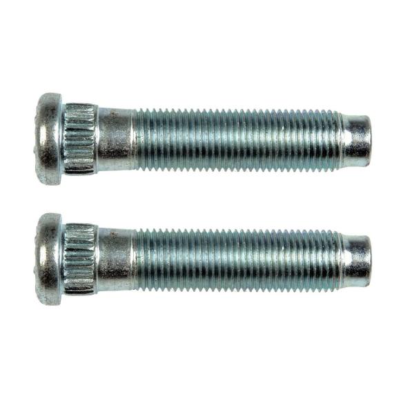 Durable Extended Wheel Lug Stud Zinc Silver Fit Ford Vehicles F-250 / F-350