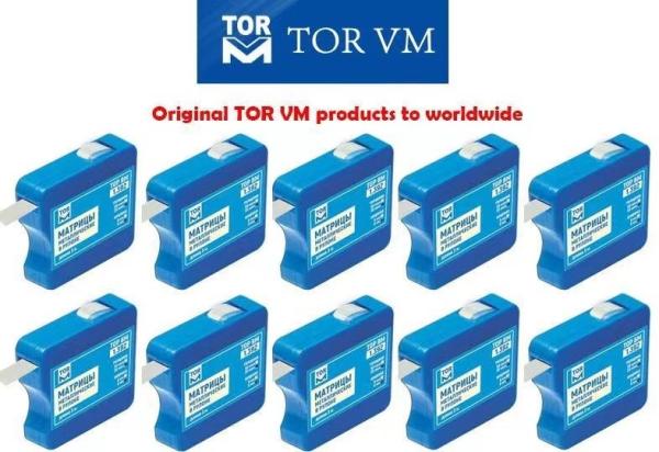 Plastic Dental Restoration Material TOR VM Metal Strip Rolls 1.392 Safety Standard GB/T18830-2009 6mm x 3m Square Box