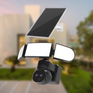 Двойное движение человека камеры слежения 4Г дома объектива отслеживая камеру уличного света 1500 люменов