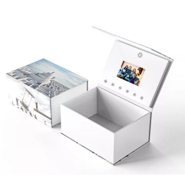 7inch HD LCD Screen Video Greeting Card Packing Box for Gifts/Products Presentation