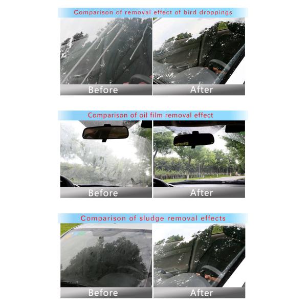 Anti Freeze Car Glass Cleaner Fluid For Windshield Crystal Clear 500ml