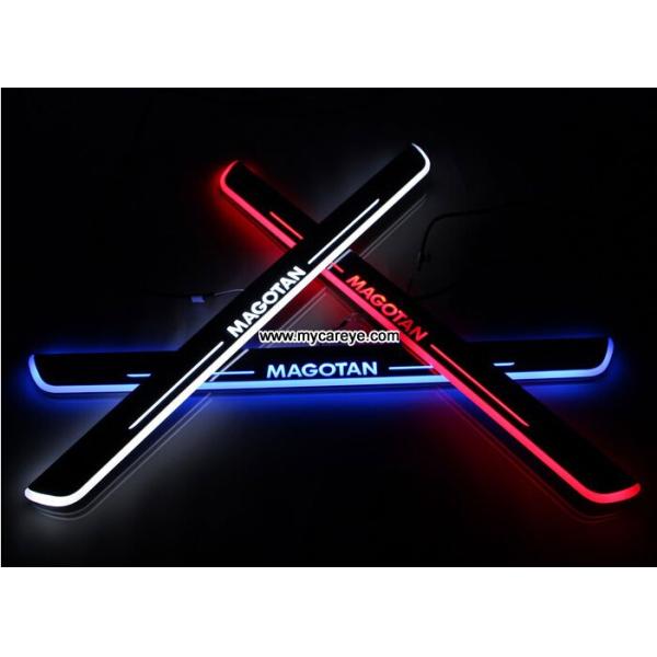 LED door scuff plate lights for Volkswagen VW Magotan door sill plate light sale