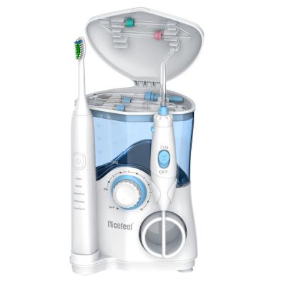 Combinação de escova de dentes com fio dental para limpeza de dentes , escova de dentes com fio dental Nicefeel