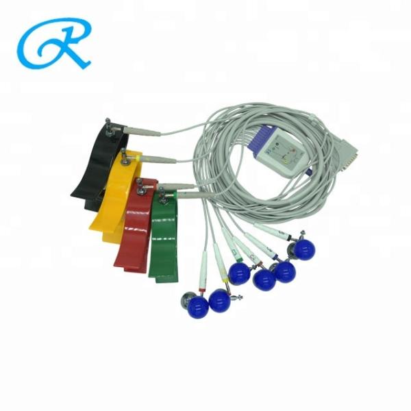 Nikon Kohden Edan Mortara 15 Pin Ekg Machine Patient Cable