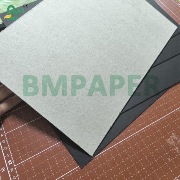 Black Paper Laminated Grey Board on One Side 2mm Thick for Packaging