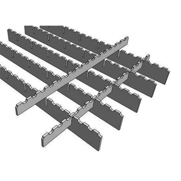 пресса тангажа Адвокатуры 3mm 25mm заперла гальванизированный настил сетки
