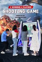 Simulateur de tir VR pour les enfants avec des armes et des écrans doubles de 65 pouces pour la compétition multijoueur