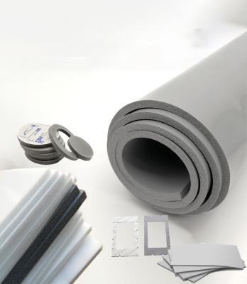 ROHS 2.0 Environmental Standards Elastomeric Silicone Foam with Water Absorption 5.0%
