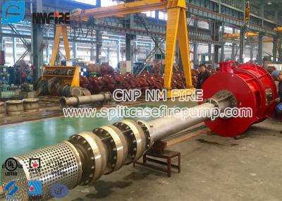 De Usgpm Nfpa da turbina a bomba 1000 de fogo vertical padrão ajusta o alojamento de rolamento do ferro fundido