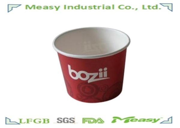 16oz Sea Food Disposable Paper Bowl Takeaway Customized Logo Flexo Printing