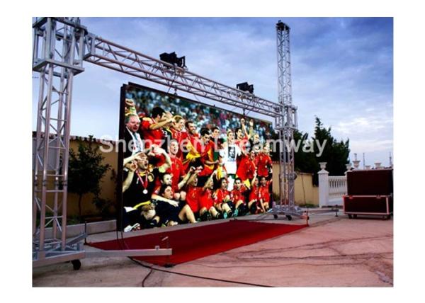 7500 nits P16 Outdoor LED Screen Rental with 1R1G1B Epistar LED Chip