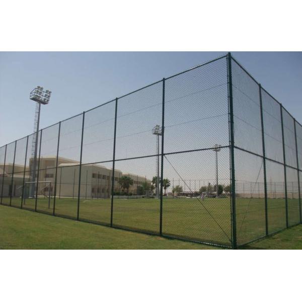 PVC зеленого цвета 11,5 датчиков покрыл гальванизированное стальное звено цепи ограждая 20m 30m