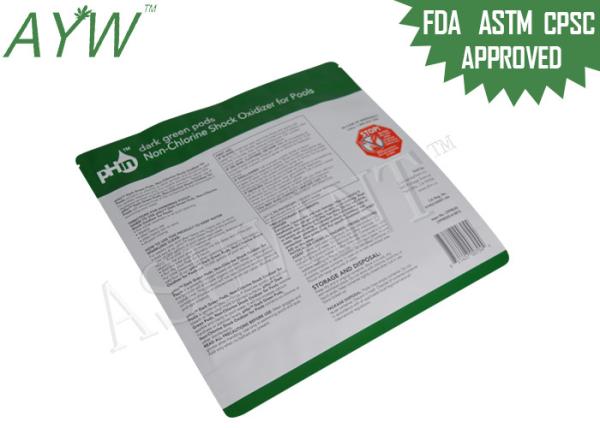 Os sacos de plástico do empacotamento de alimento da prova do Oxidizer/verde levantam-se sacos do zíper com entalhe do rasgo