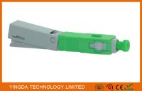 Le connecteur rapide d'Assemblée de Sc/RPA a inclus le vert optique installable sur place de connecteur de fibre