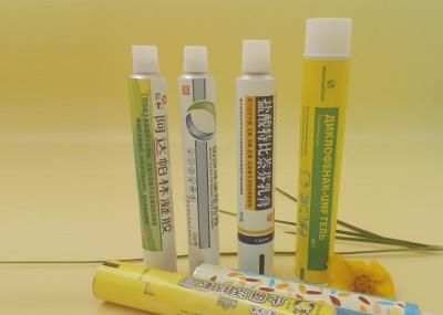 Pure Collapsible Aluminium Tubes , Medicine Ointment  20g Tube Laminate