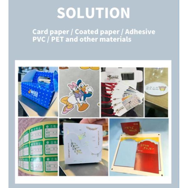 6 hoja de la cartulina de AXIS 7.5kw que sella la máquina que corta con tintas