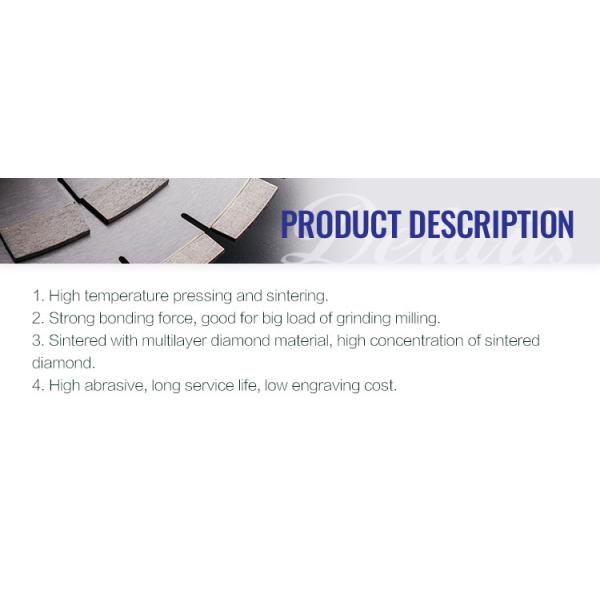 CNC Machines 60mm Sintered Diamond Engraving Bit for Long-Lasting Hard Stone Milling