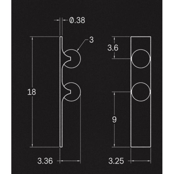 Allied Maker Puente Sconce Modern Alabastro Larga Luz de Pared 18'H