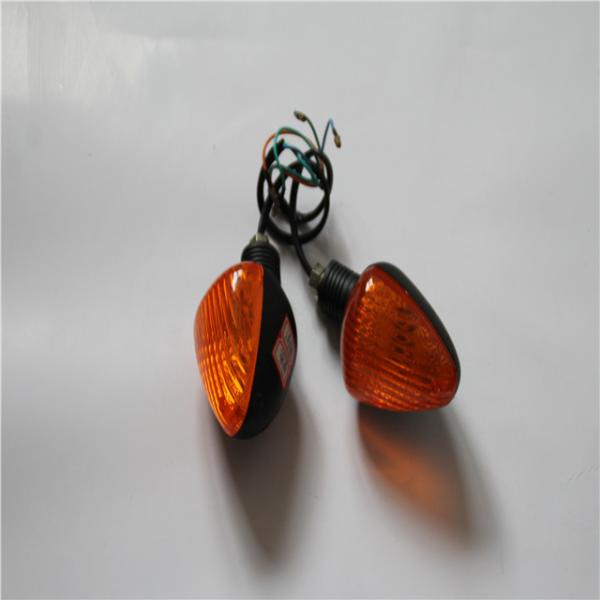Custom Motorcycle Turn Signal Lights Yellow Black Color Water Resistant