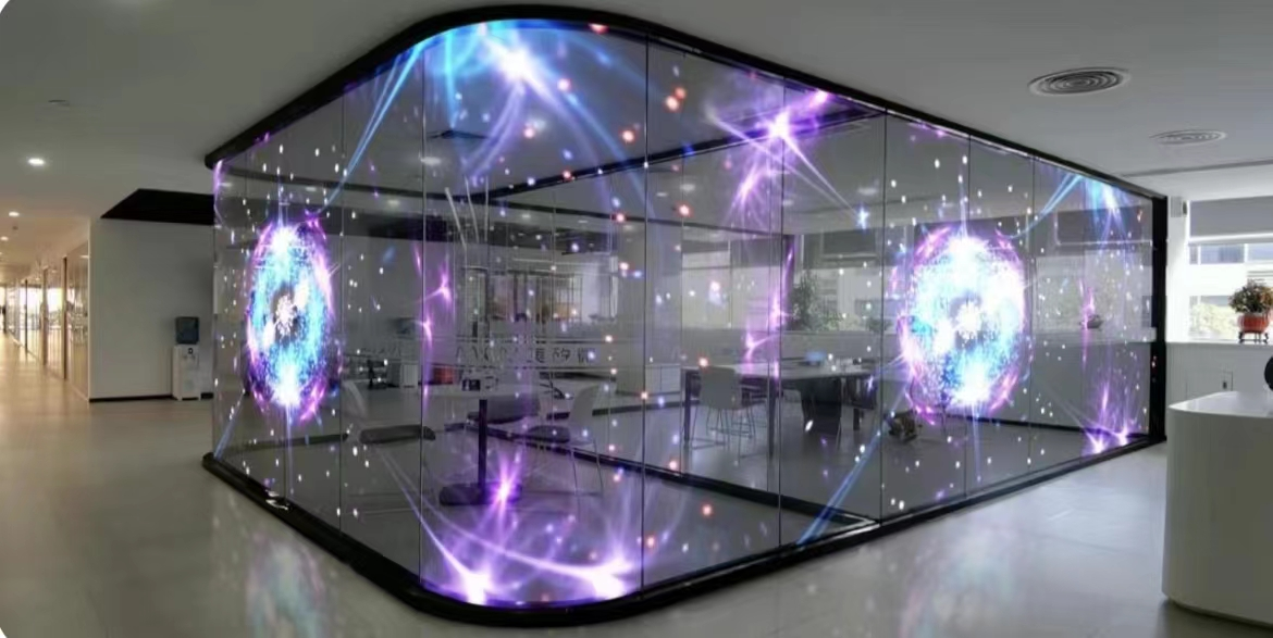 Wholesale Customized LED Transparent Advertising Display Indoor LED Display Holographic Screens