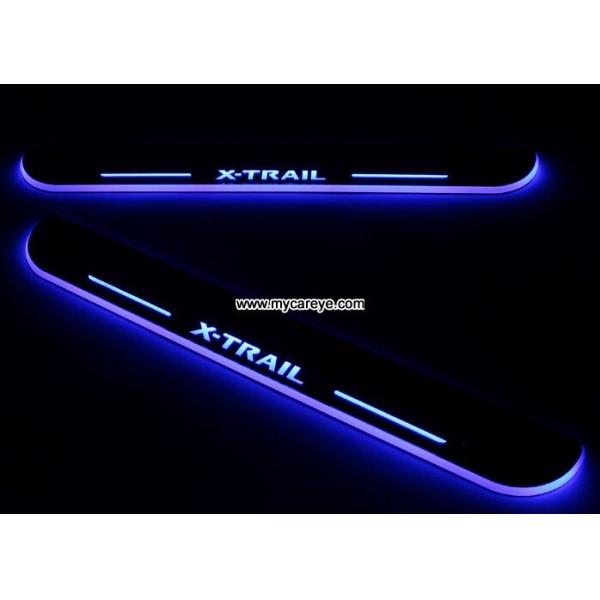 Nissan X-Trail car pedal set LED lights pedal car step Moving door scuff