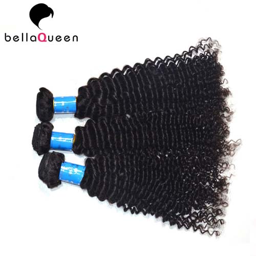 Prolongements bouclés de cheveux de 30 pouces de la catégorie 6A de Vierge de prolongements malaisiens de cheveux