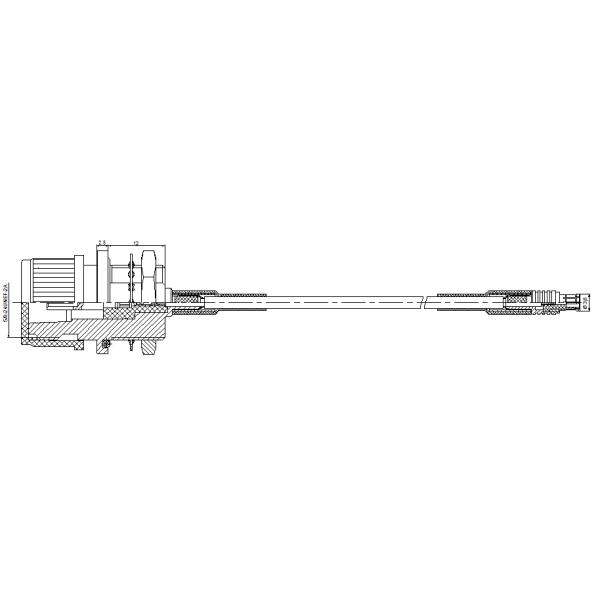Type femelle des câbles équipés de RG316/U rf N MCX au connecteur coaxial du mâle rf