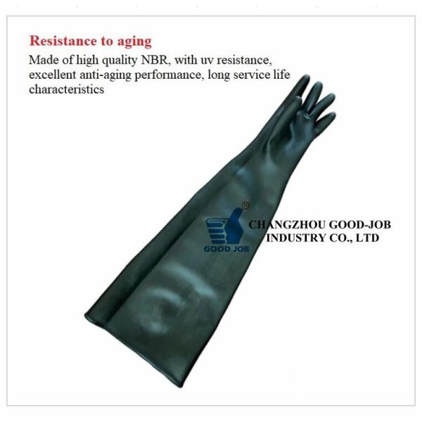 Pharmaceutical Sandy Long Sleeve Neoprene Gloves 80cm 31.5inch