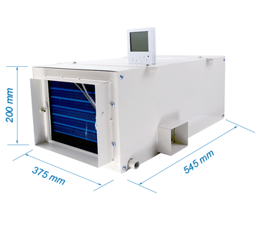 26L/D Ceiling Mounted Dehumidifier Desiccant Dehumidifier for Indoor Garage