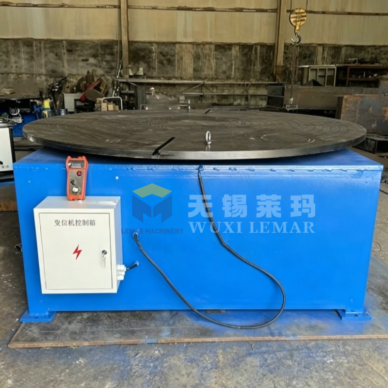 1 Ton Welding Positioning Table, Horizontal Rotary Welding Turn Table with T-slot