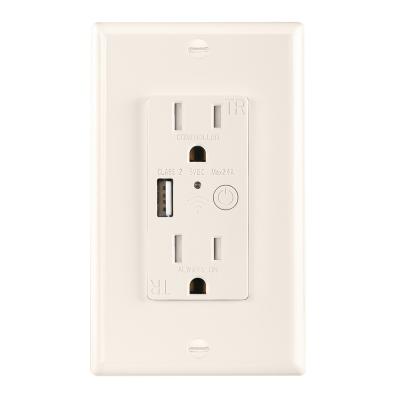 Tuya Intelligent Zigbee Wall Socket 15A 127V Smart Wall Socket For Residential Application