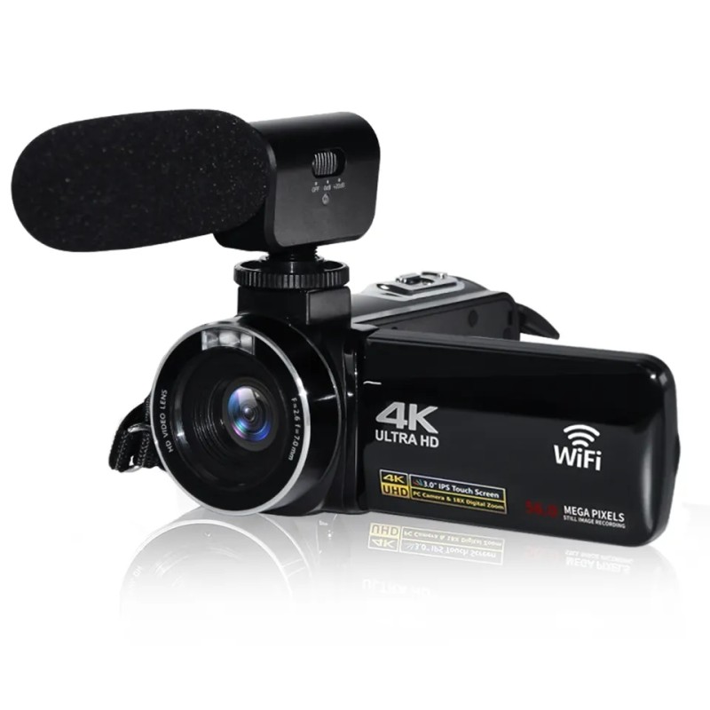 Professional Hot Sale 4K HD Travel Handy Video Camera Camcorder Vlogging Camera for Youtube
