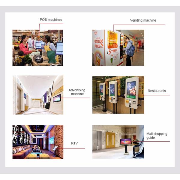 Monitor da montagem do painel do hospital PCAP, depositando o monitor do tela táctil do quadro aberto