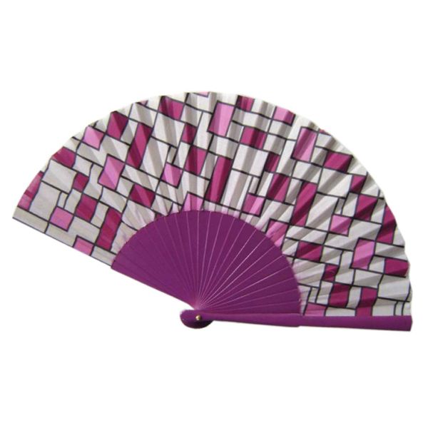 Customized Printing Advertisement Promotion Party and Wedding Decoration Wood Ribs Fan for Sale