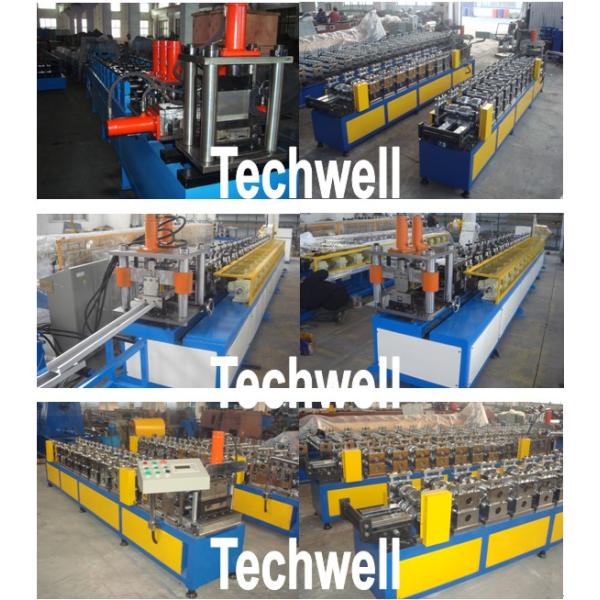 Rollo de alta velocidad de la forma de 4KW Omega que forma la máquina para el listón de acero de Omega