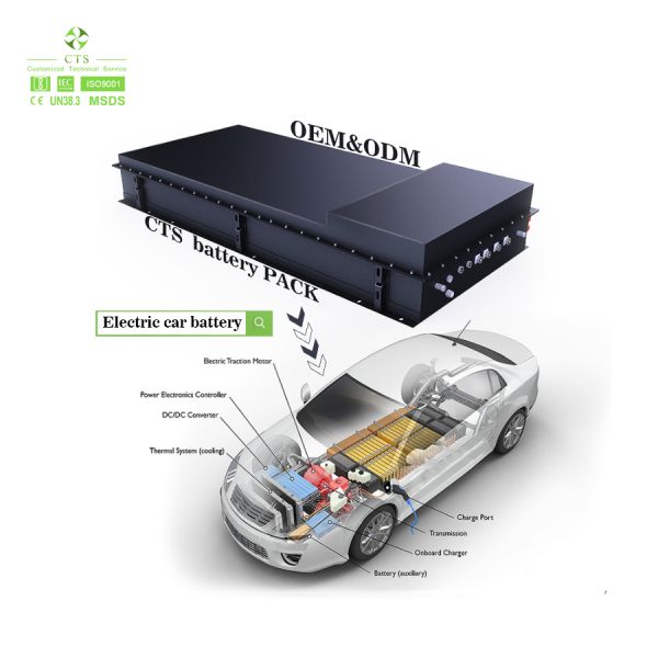 CTS Custom EV Battery Systems 614V 345V 144V 200Ah 314Ah Lifepo4 Packs 60kWh 80kWh for Electric Trucks Buses Boats