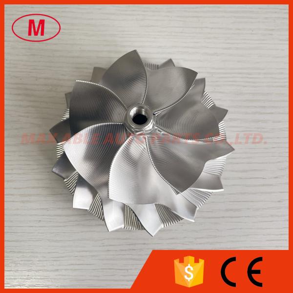 S400 88.80/122.00mm 7+7 blades Point Milling Inverse Curve Performance turbo Aluminum 2618/billet compressor wheel
