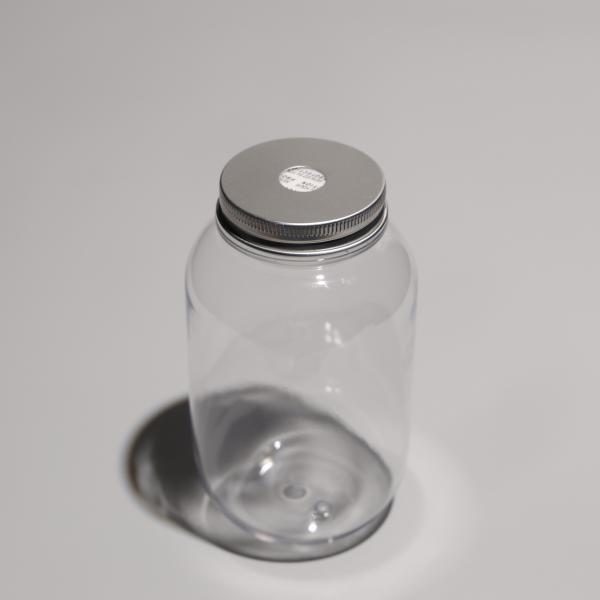 Cor personalizada Botalhas de plástico PET sem BPA em forma de U com parafuso na tampa