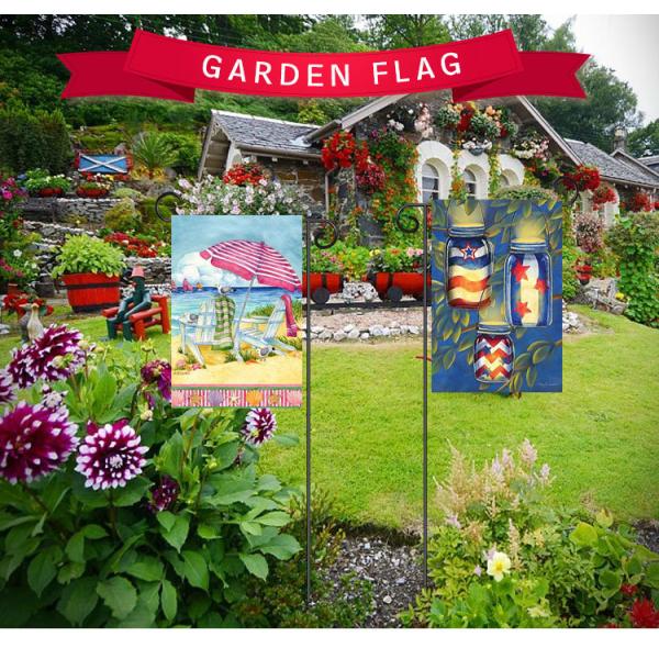 знамя сада гей-парада радуги флагов пляжа передачи тепла полиэстера 100D изготовленное на заказ