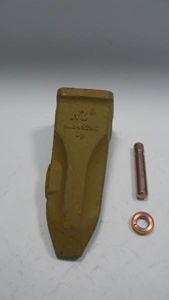 OEM Excavator Bucket Tooth Precision Casting 1U3452 With Lock And Pin