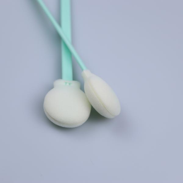 Round Foam Head Solvent Gun Cleaning Cotton Swabs For Printer Head Clean