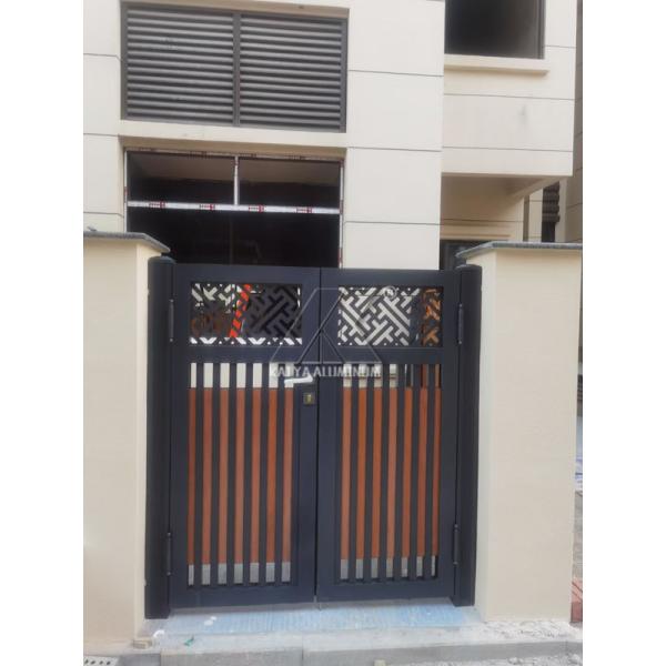 0.8mm 6060 Garden Gate Aluminum Door Profile Anodic Oxidation