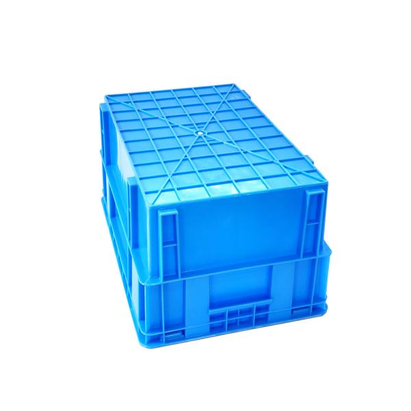 Solid Box Style Logistic Transport PP Plastic Moving Crate Soft Drink For Industrial Storage