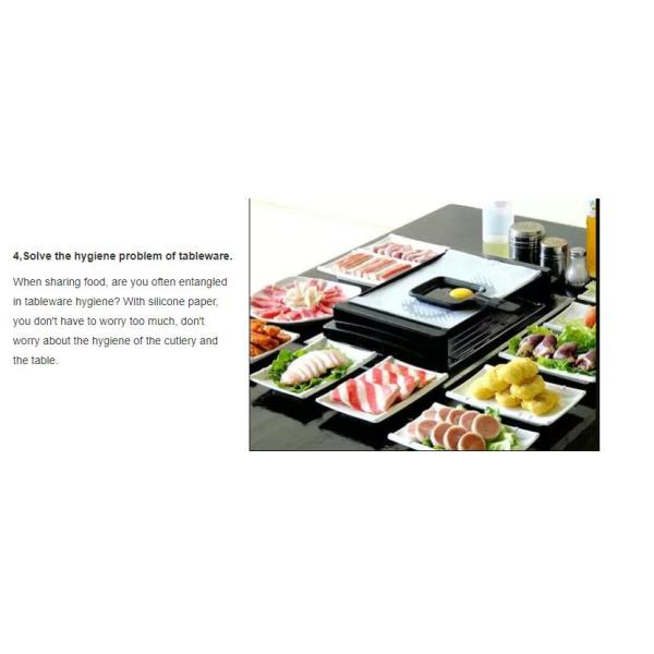 Крен пергаментной бумаги отпуска масла веса 100gsm ширины 160cm покрытый силиконом