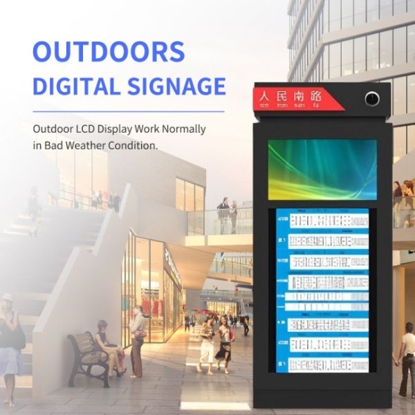 43 inch Touch Screen LCD dual-screen outdoor advertising machine