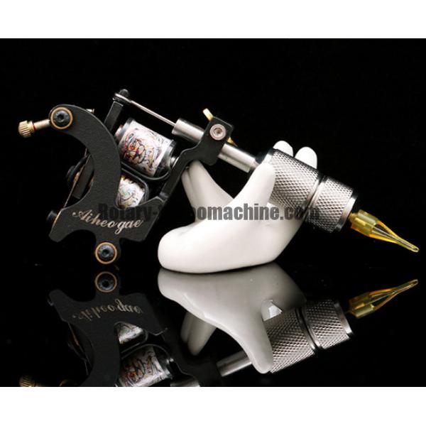 Plastic Disposable Tattoo Needle Tips , Flat  / Round Open Tattoo Tip Set Yellow Color