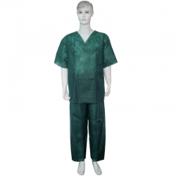 Nonwoven Disposable Surgical Gowns / Surgical Scrub Suits CE And ISO