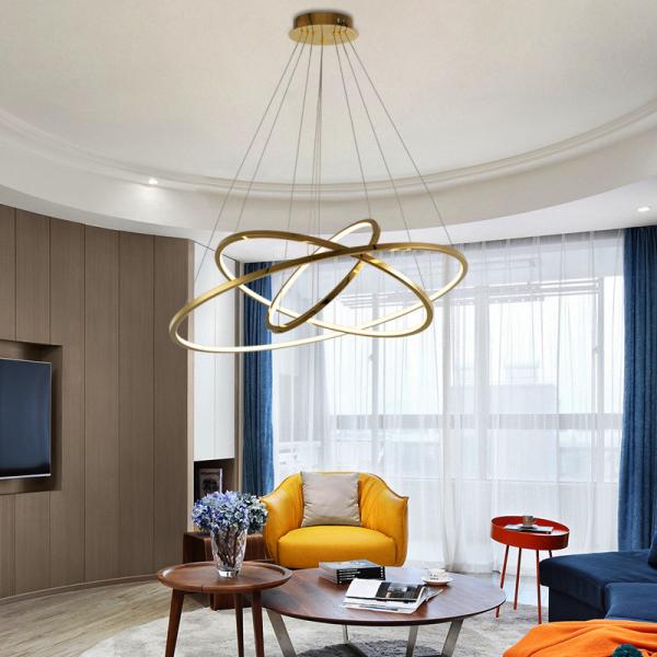 Эко высокого класса современный кольцевой люстра энергосбережение для коридора